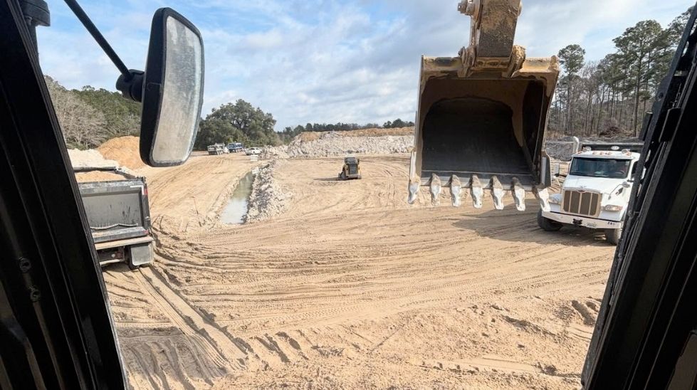 Land preparation work for construction projects in Charleston
